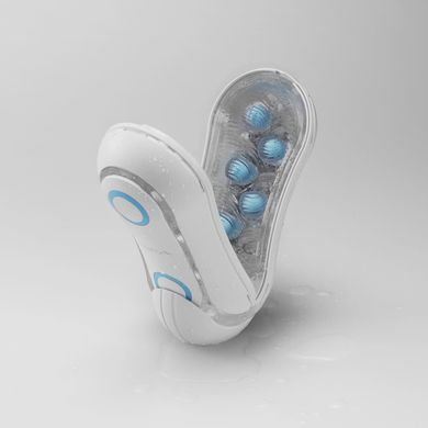 Мастурбатор Tenga FLIP ORB - Blue Rush, с изменяемым сжатием, со стимулирующими шариками внутри SO3048 фото