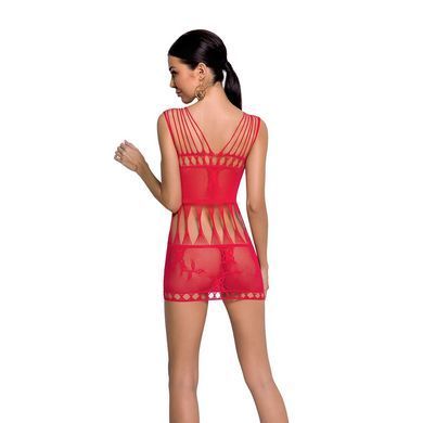 Бодістокінг &mdash; мінісукня з метеликами Passion BS090 red SO6389 фото