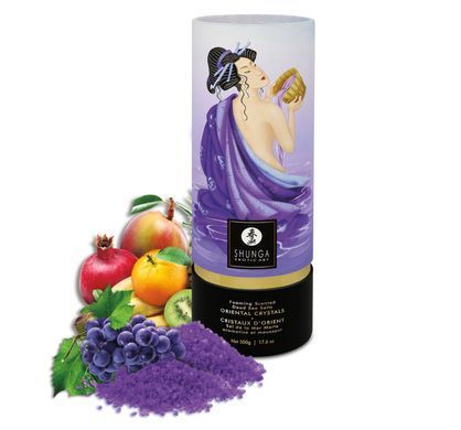 Соль для ванны Shunga Oriental Crystals Bath Salts &ndash; Exotic Fruits (500 г), соль Мертвого моря SO6895 фото