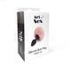 Силіконова анальна пробка М Art of Sex - Silicone Butt plug Rabbit Tail,Чорний SO6694 фото 4