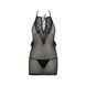 Сорочка прозрачная приталенная ERZA CHEMISE black S/M - Passion, трусики PS26005 фото 3