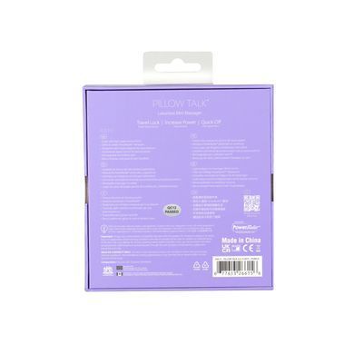 Розкішний вібратор PILLOW TALK - Special Edition Flirty Purple з кристалом Сваровські SO6854 фото