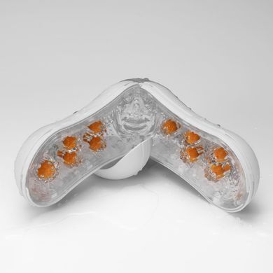 Мастурбатор Tenga FLIP ORB - Orange Crash, с изменяемым сжатием, со стимулирующими шариками внутри SO3049 фото