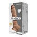 Фалоімітатор SilexD Tomas Caramel (MODEL 1 size 9in), двошаровий, силікон + Silexpan, діаметр 4,9см SO5018 фото 3