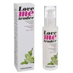 Масажне масло Love To Love LOVE ME TENDER Mojito (100 мл) натуральне без консервантів SO1612 фото