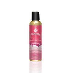 Масажна олія DONA Massage Oil FLIRTY &ndash; BLUSHING BERRY (110 мл) з феромонами та афродизіаками SO1689 фото