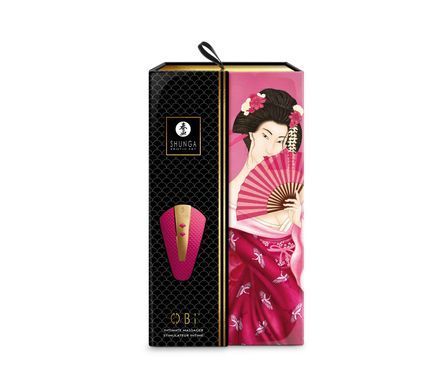 Клиторальный вибратор Shunga - Obi Intimate Massager Rasberry SO6897 фото