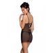 Сорочка с вырезами на груди + стринги LOVELIA CHEMISE black L/XL - Passion SO4759 фото 2
