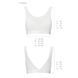 Топ с прозрачной вставкой Passion PS002 TOP white, size S SO4205 фото 5