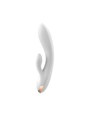 Смарт вибратор кролик с двойным отростком Satisfyer Double Flex White SO6095 фото