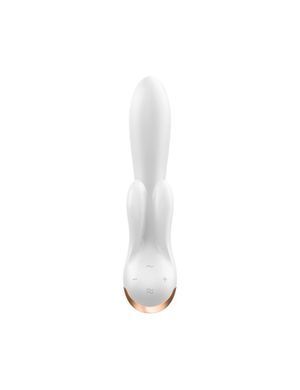 Смарт вибратор кролик с двойным отростком Satisfyer Double Flex White SO6095 фото