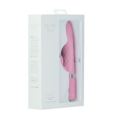 Роскошный вибратор Pillow Talk Lively Pink с кристаллом Сваровски для точки G, подарочная упаковка SO6856 фото