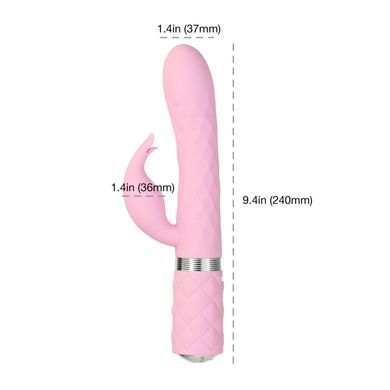 Роскошный вибратор Pillow Talk Lively Pink с кристаллом Сваровски для точки G, подарочная упаковка SO6856 фото