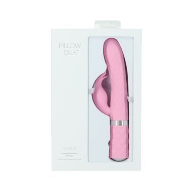 Роскошный вибратор Pillow Talk Lively Pink с кристаллом Сваровски для точки G, подарочная упаковка SO6856 фото