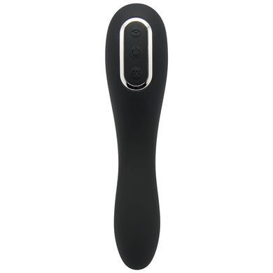 Вібратор і вакуумний стимулятор Alive Midnight Quiver Black - іграшка 2 в 1 SO3833 фото