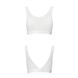 Топ з прозорою вставкою Passion PS002 TOP white, size XL SO4206 фото 4