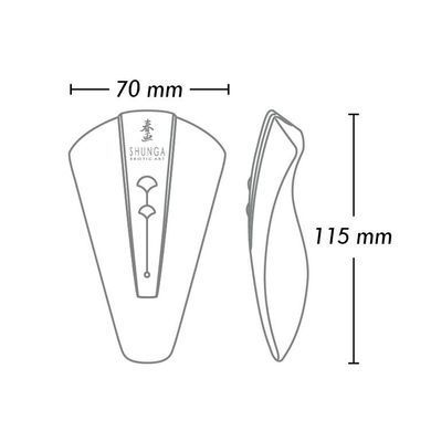 Кліторальний вібратор Shunga - Obi Intimate Massager Black SO6899 фото