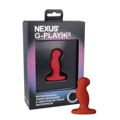 Вибромассажер простаты Nexus G-Play Plus S Red, макс диаметр 2,3см, перезаряжаемый GPS003 фото
