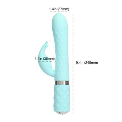 Роскошный вибратор Pillow Talk Lively Teal с кристаллом Сваровски для точки G, подарочная упаковка SO6857 фото
