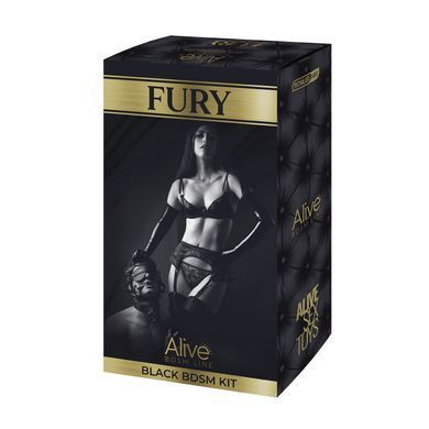 Набор для BDSM Alive FURY Black BDSM Kit SO6324 фото