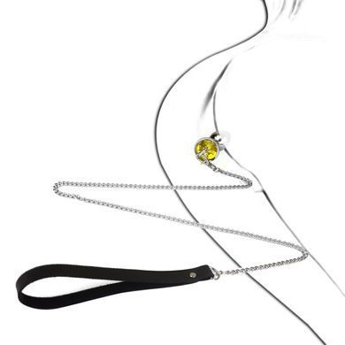 Металлическая анальная пробка Art of Sex Metal Anal Plug with Leash size L с поводком SO6178 фото
