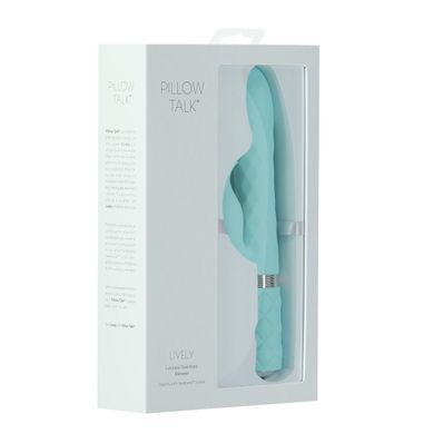 Роскошный вибратор Pillow Talk Lively Teal с кристаллом Сваровски для точки G, подарочная упаковка SO6857 фото