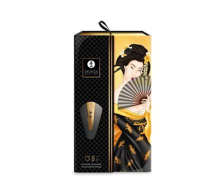 Кліторальний вібратор Shunga - Obi Intimate Massager Black SO6899 фото