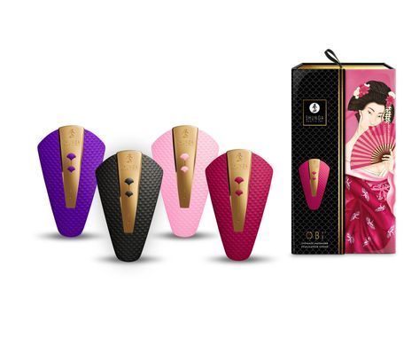 Кліторальний вібратор Shunga - Obi Intimate Massager Black SO6899 фото