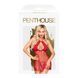 Комплект сорочка в стиле 60-х и трусики с доступом Penthouse - Libido Boost Red L/XL SO5276 фото 3