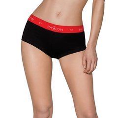 Трусики-шортики Passion PS003 PANTIES black, size S SO4209 фото