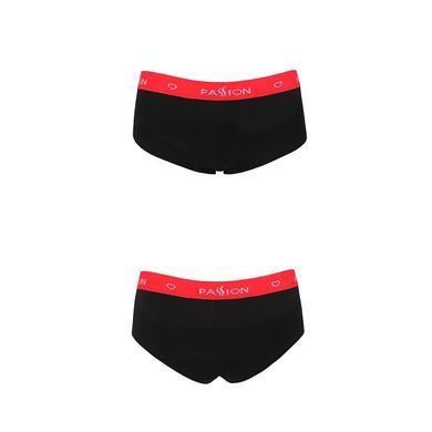 Трусики-шортики Passion PS003 PANTIES black, size S SO4209 фото