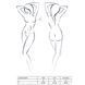 Комплект білизни GIANA BIKINI white L/XL Passion: напівпрозорі ліф і трусики з бантиками EL15104 фото 3