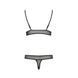 Комплект білизни ERZA SET black XXL/XXXL - Passion: ліф і трусики PS26012 фото 4