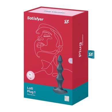 Анальный стимулятор-бусины с двумя моторами Satisfyer Lolli-Plug 1 (dark teal) SO4924 фото