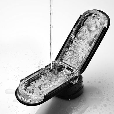 Мастурбатор Tenga Flip Zero Black, змінна інтенсивність стимуляції, розкладний SO2009 фото