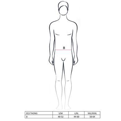 Мужские стринги с леопардовым принтом Passion 013 THONG XXL/XXXL PSM0133 фото