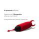 Вібропуля Adrien Lastic Pocket Vibe Devol з хвостиком і ріжками, Червоний