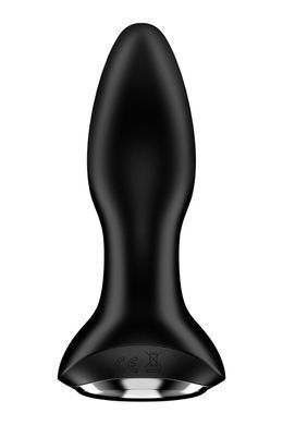 Анальная смарт вибропробка с жемчужным массажем Satisfyer Rotator Plug 2+ Black SO6279 фото