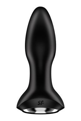 Анальная смарт вибропробка с жемчужным массажем Satisfyer Rotator Plug 2+ Black SO6279 фото