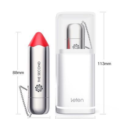 Вибропуля Leten The Second scented powder с индукционной зарядкой, водонепроницаемая, очень мощная SO3926 фото
