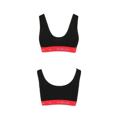 Спортивный топ на широких бретелях Passion PS003 TOP black, size L SO4211 фото