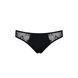 Трусики-слипы с кружевной сеточкой Dina Thong black XXL/XXXL - Passion SO5342 фото 5