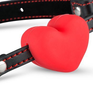 Силиконовый кляп в виде сердца Whipped - Heart Ball Gag SO5124 фото