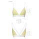 Спортивный топ с двойными бретелями Passion PS007 TOP yellow, size M SO4276 фото 5