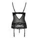 Корсет с открытой грудью NORTH CORSET black S/M - Passion Exclusive, пажи, трусики, шнуровка PS24005 фото 6