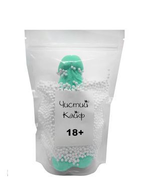 Крафтовое мыло-член с присоской Чистый Кайф Turquoise size XL натуральное SO2768 фото