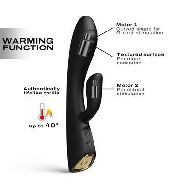 Вибратор-кролик Dorcel FLEXI RABBIT BLACK SO6816 фото