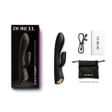 Вибратор-кролик Dorcel FLEXI RABBIT BLACK SO6816 фото