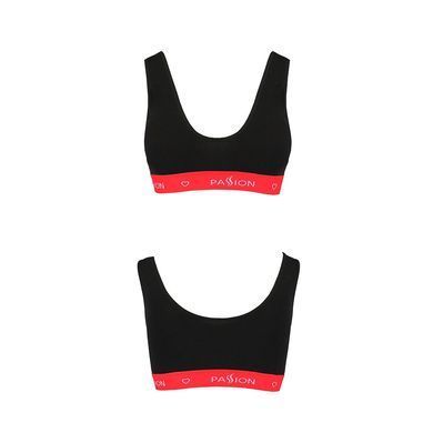 Спортивный топ на широких бретелях Passion PS003 TOP black, size M SO4212 фото