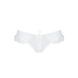 Трусики в горошок, з рюшами та шнурівкою Fatin Thong white L/XL - Passion SO5343 фото 5